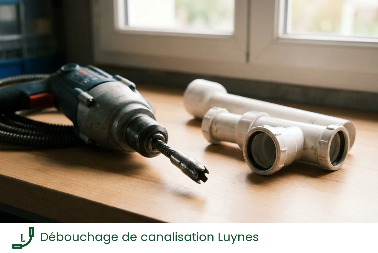 Débouchage de canalisation à Luynes
