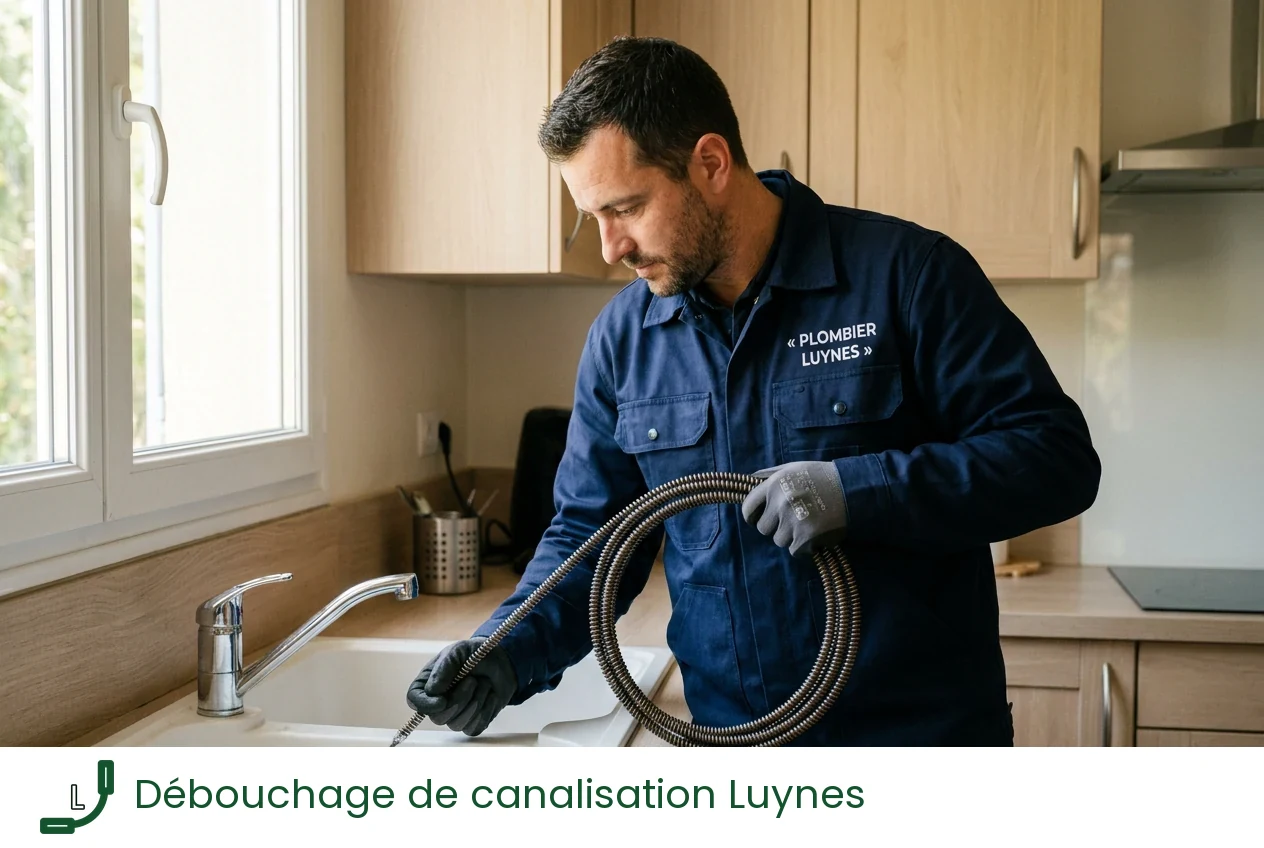 Débouchage de canalisation à Luynes