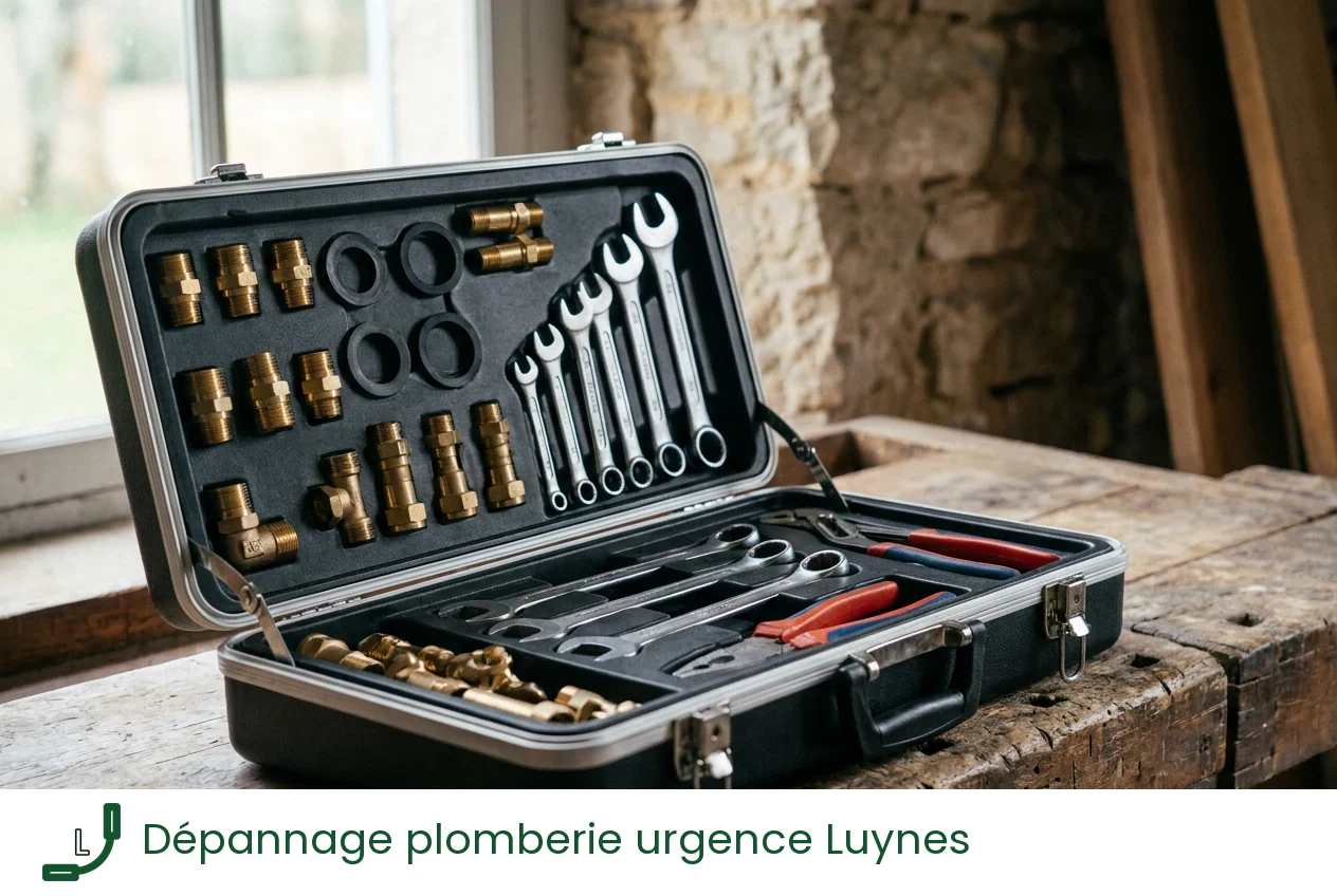 Dépannage plomberie urgence à Luynes