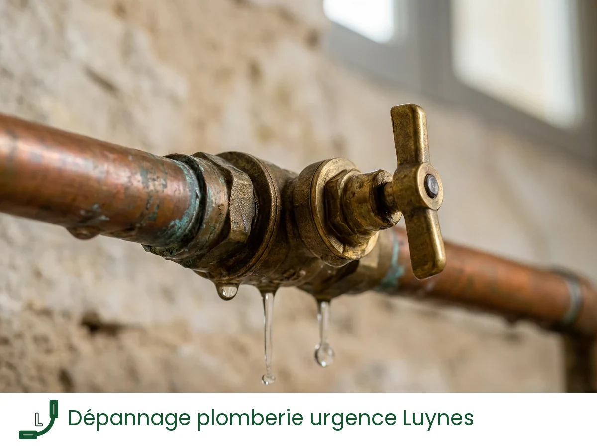 Dépannage plomberie urgence à Luynes