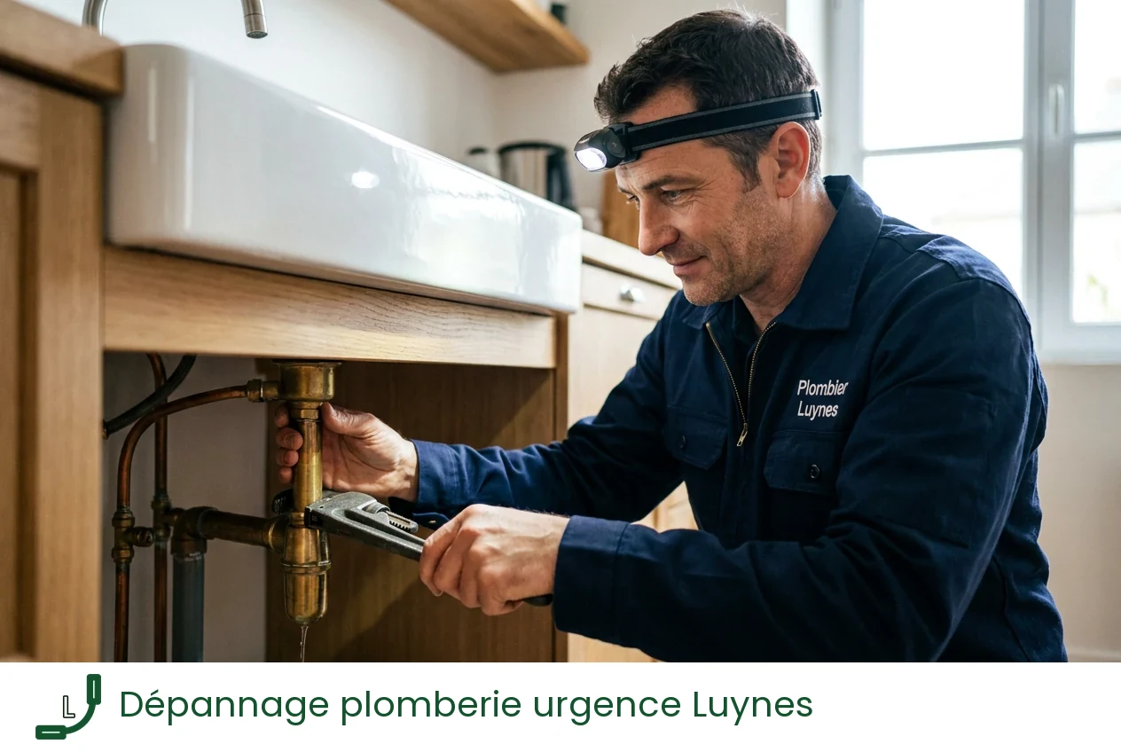 Dépannage plomberie urgence à Luynes