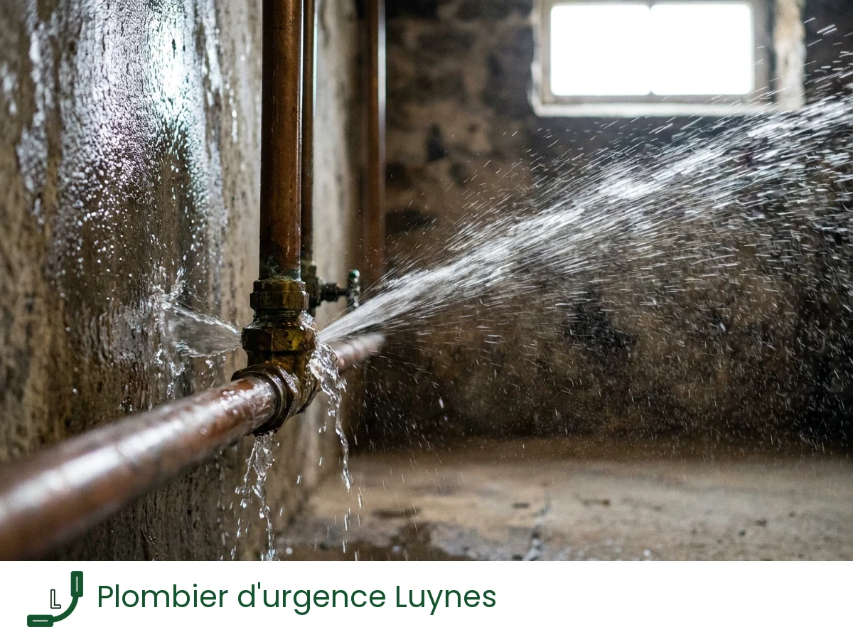 Plombier d'urgence à Luynes