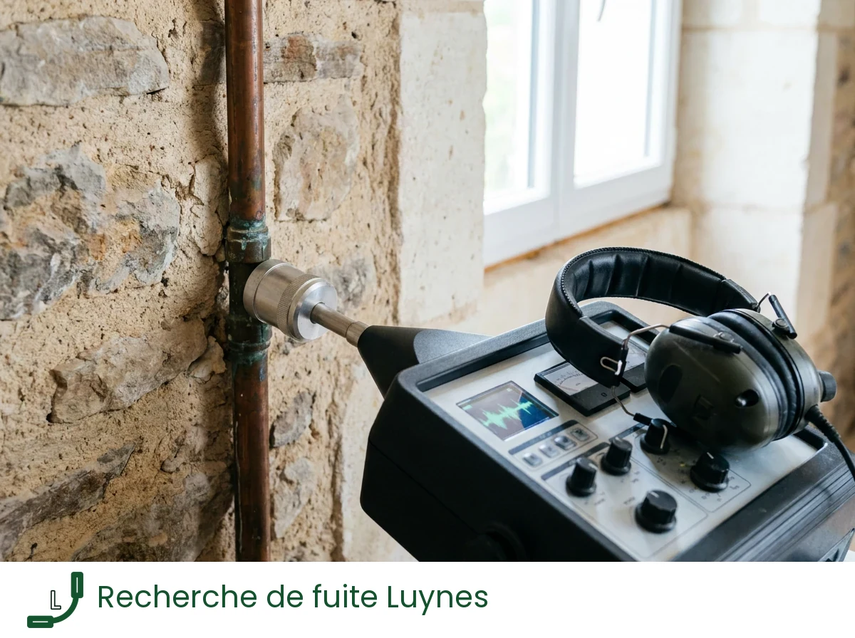 Recherche de fuite à Luynes