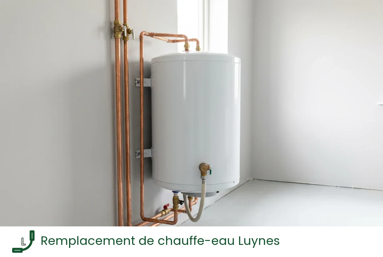Remplacement de chauffe-eau à Luynes