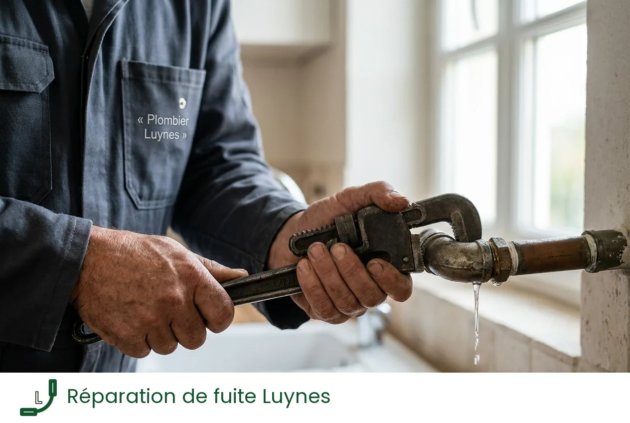 Réparation de fuite à Luynes